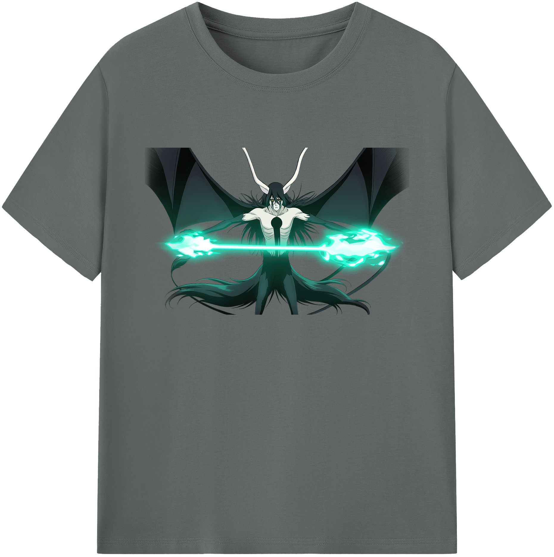 （画像用） ブリーチ ウルキオラ·シファー BLEACH Ulquiorra cifer 綿100％ メンズ半袖Tシャツ｜肌触りやわらか＆通気性